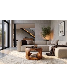 STOLIK KAWOWY II ORGANIC LOOP 60 CM PALISANDER