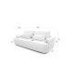 SOFA ROZKŁADANA ENERO 250X90 CM