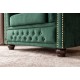 FOTEL CHESTERFIELD WELUR ZIELONY