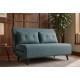 SOFA ROZKŁADANA SMART MULTIFUNCTION WELUR PETROL