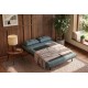 SOFA ROZKŁADANA SMART MULTIFUNCTION WELUR PETROL