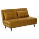 SOFA ROZKŁADANA SMART MULTIFUNCTION WELUR MUSZTARDOWA