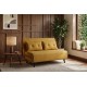 SOFA ROZKŁADANA SMART MULTIFUNCTION WELUR MUSZTARDOWA