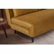 SOFA ROZKŁADANA SMART MULTIFUNCTION WELUR MUSZTARDOWA