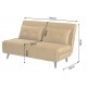 SOFA ROZKŁADANA SMART MULTIFUNCTION WELUR MUSZTARDOWA