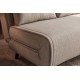 SOFA ROZKŁADANA SMART MULTIFUNCTION WELUR BEŻOWA