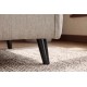 SOFA ROZKŁADANA SMART MULTIFUNCTION WELUR BEŻOWA