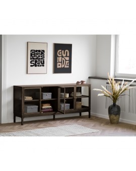 KOMODA ZAMORA 180x40CM DĄB DYMIONY