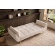 SOFA BOUTIQUE 215 CM SZTRUKS BEŻOWA