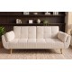 SOFA BOUTIQUE 215 CM SZTRUKS BEŻOWA