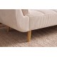 SOFA BOUTIQUE 215 CM SZTRUKS BEŻOWA