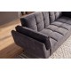 SOFA BOUTIQUE 215 CM WELUR SZARA