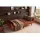 SOFA BOUTIQUE 215 CM WELUR BRĄZOWA