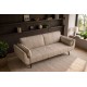 SOFA DIVANI 220 CM WELUR BEŻOWA