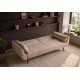 SOFA DIVANI 220 CM WELUR BEŻOWA