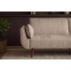 SOFA DIVANI 220 CM WELUR BEŻOWA