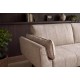 SOFA DIVANI 220 CM WELUR BEŻOWA