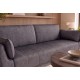 SOFA DIVANI 220 CM WELUR SZARA