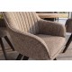 KRZESŁO OBROTOWE LIVORNO BOUCLE TAUPE