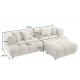 SOFA ADLON 255 CM BOUCLE SZAROBEŻOWA