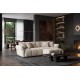 SOFA CLOUD 260 CM BOUCLE SZAROBEŻOWA