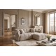 SOFA CLOUD 260 CM BOUCLE SZAROBEŻOWA