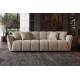 SOFA CLOUD 260 CM BOUCLE SZAROBEŻOWA