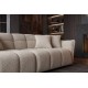 SOFA CLOUD 260 CM BOUCLE SZAROBEŻOWA