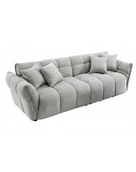 SOFA CLOUD 260 CM BOUCLE SZARA