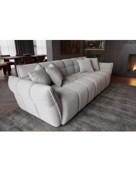 SOFA CLOUD 260 CM BOUCLE SZARA