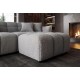 PUF CLOUD 100X65 CM BOUCLE SZARA