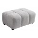 PUF CLOUD 100X65 CM BOUCLE SZARA