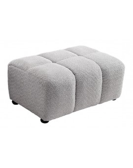PUF CLOUD 100X65 CM BOUCLE SZARA