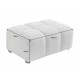 PUF CLOUD 100X65 CM BOUCLE SZARA