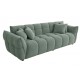 SOFA CLOUD 260 CM BOUCLE ZIELONA