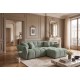 SOFA CLOUD 260 CM BOUCLE ZIELONA