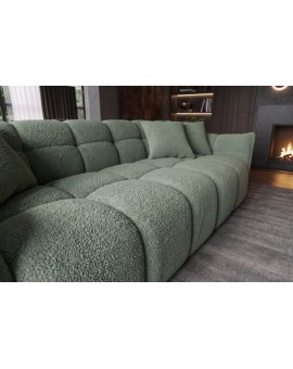 SOFA CLOUD 260 CM BOUCLE ZIELONA