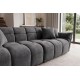 SOFA CLOUD 260 CM BOUCLE WELUR SZARA