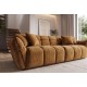 SOFA CLOUD 260 CM BOUCLE WELUR MUSZTARDOWA