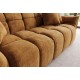 SOFA CLOUD 260 CM BOUCLE WELUR MUSZTARDOWA