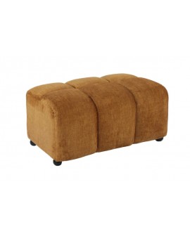PUF CLOUD 100X65 CM WELUR MUSZTARDOWA