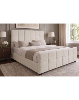 Ł&Oacute;ŻKO PRESTIGE 160X200 CM BOUCLE BEŻOWE