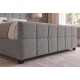ŁÓŻKO PRESTIGE 180X200 CM BOUCLE SZARE