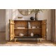 KOMODA GOLDEN SUNSET II 100X38 CM MANGO CZARNA