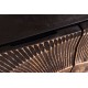 KOMODA GOLDEN SUNSET II 100X38 CM MANGO CZARNA
