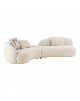 SOFA AMOL BOUCLE BEŻOWA