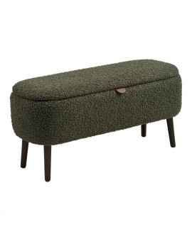 ŁAWKA HARLOW ZIELONA BOUCLE