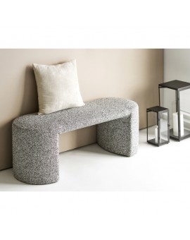 ŁAWKA WESTPORT SZARA BOUCLE