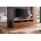 SZAFKA RTV GRAND MANGO 180X42 CM MANGO BRĄZOWE