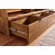 SZAFKA RTV GRAND MANGO 180X42 CM MANGO BRĄZOWE